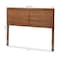 Baxton Studio Raya Mid-Century Walnut Brown Finished Wood Full Size Headboard 156-9419 - alternate 8